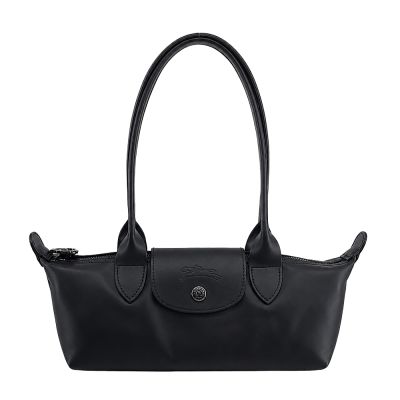 LONGCHAMP LE PLIAGE XTRA系列牛皮法棍肩背包(中/黑)