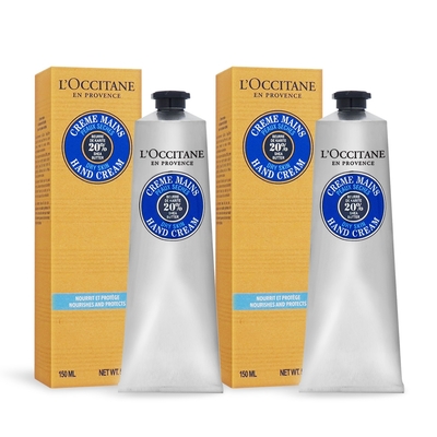 L'OCCITANE歐舒丹 L OCCITANE 歐舒丹 乳油木護手霜150mlX2 新版-國際航空版