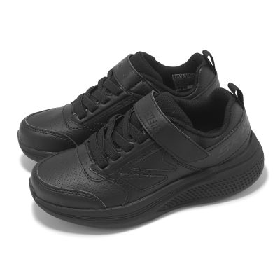 Skechers 休閒鞋 Go Run Elevate 2 中大童 黑 魔鬼氈 緩衝 運動鞋 404052LBBK