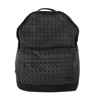 ISSEY MIYAKE BAOBAO幾何方格後背包(黑)霧面