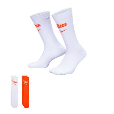 Patta x Nike x 荷蘭隊 Everyday Essential 長筒襪 白橘兩色 一組兩雙 IO9462-900