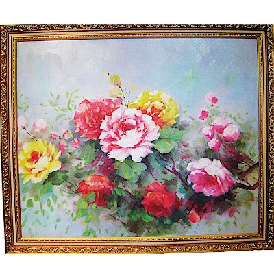 絵画 　富貴牡丹 中島千波 富貴華宴 花 絵画 牡丹 和風 インテリア 版画