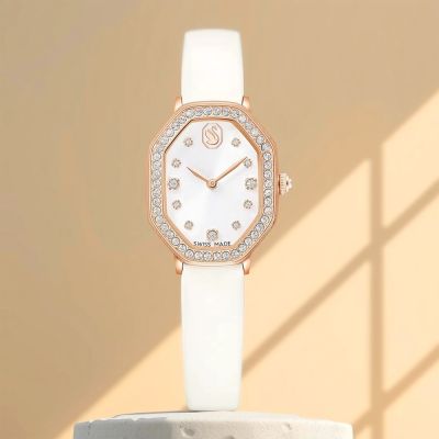 SWAROVSKI 施華洛世奇 Dextera Octagon 優雅水晶八角手錶 女錶 寵愛媽媽 送禮推薦-32x23mm 5730208