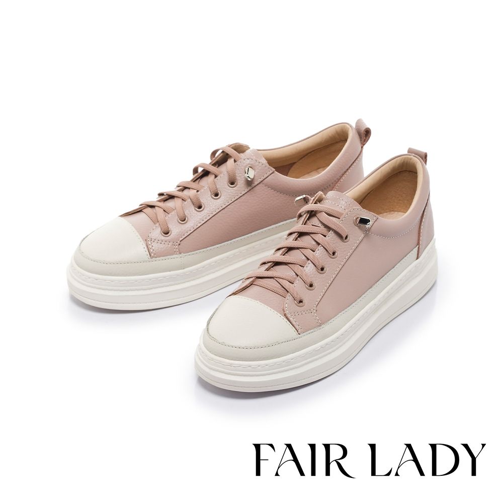 FAIR LADY 上班族的鞋櫃救星｜通勤免綁帶・懶人休閒鞋 多款 均一價 (C款-玫瑰粉)