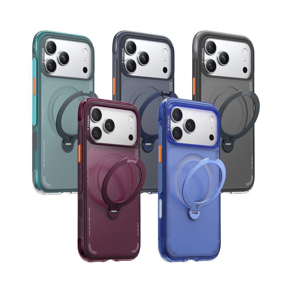 Torras 圖拉斯 iPhone 18 Pro 系列 Ostand Q3 Air 四象限支架防摔手機殼