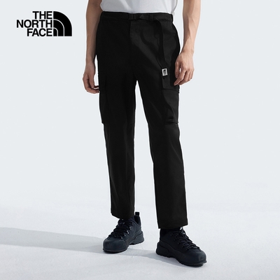The North Face 官方旗艦北面男款黑色UPF防曬多口袋休閒長褲｜8AHDJK3