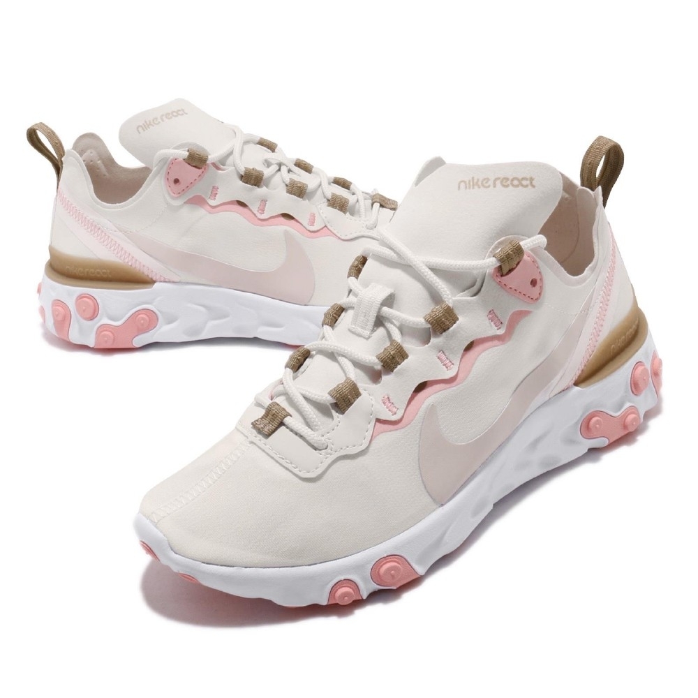 nike react element 55 rose gold