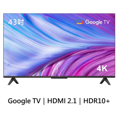 TCL 43吋4K Google TV量子連網液晶顯示器43P737 | 電視| Yahoo購物中心