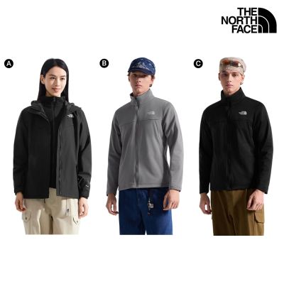 【The North Face 官方旗艦】線上獨家款｜男女款DRYVENT防水抓絨內裡三合一外套(多款任選)