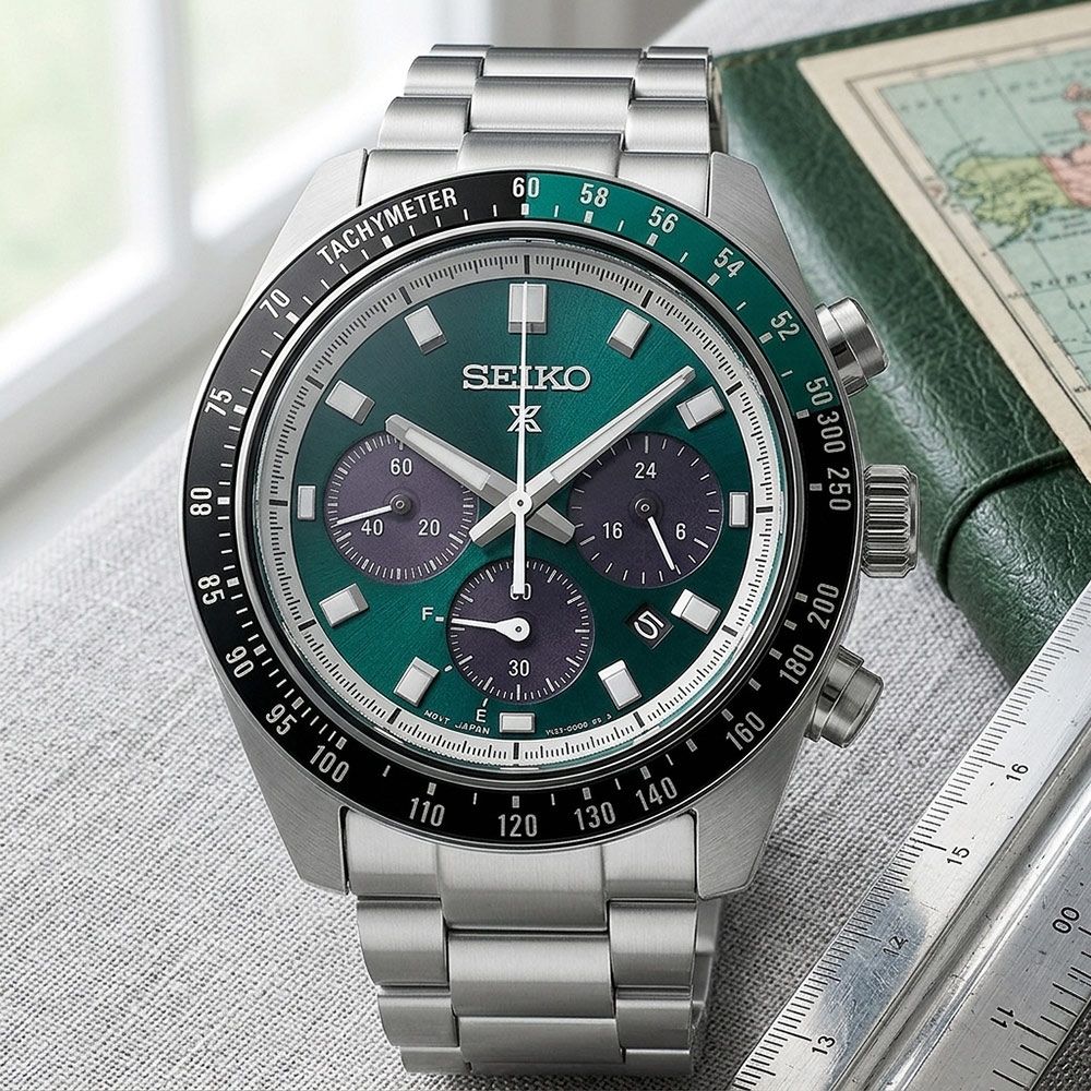 SEIKO 精工 Prospex Speedtimer 太陽能三眼計時手錶 開學購物季 送禮首選(HBJ003/V192-00B0G)_SK045