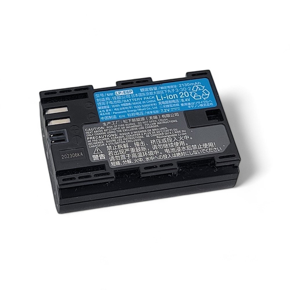 CANON 佳能LP-E6P 原廠電池7.2V 2130mAh 通用LP-E6 LP-E6N LP-E6NH