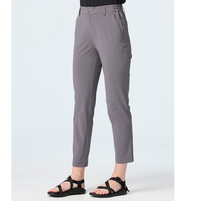 【WILDLAND荒野】女彈性COOLMAX透氣抗UV機能褲礦石巖