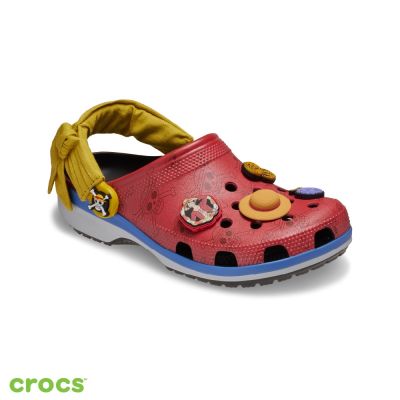 Crocs卡駱馳 (中性鞋) ONE PIECE 航海王 魯夫 聯名系列克駱格 中性鞋-七彩色 212125-90H