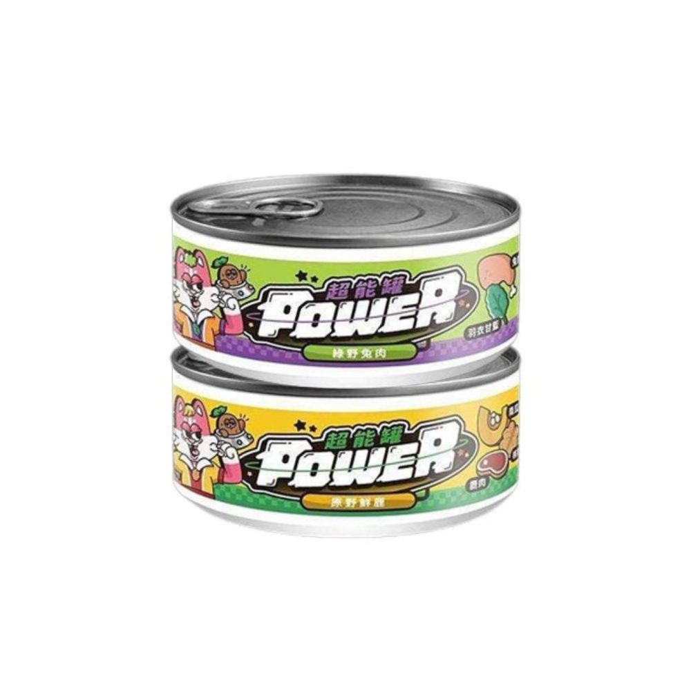 COUCH POTATO沙發馬鈴薯-POWER超能貓咪主食罐 80g x 24入組