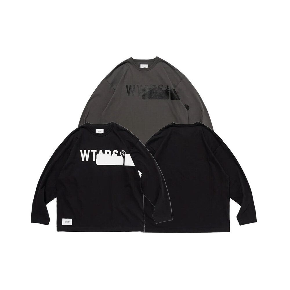Wtaps Lim / Ls / Cotton 長T 黑/灰261ATDT-CSM16 | 其他品牌| Yahoo