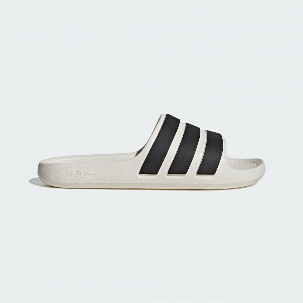 adidas 愛迪達 拖鞋 男鞋 女鞋 運動 ADILETTE FLOW 米白黑 IG6858(A5273)