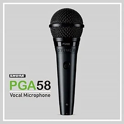 SHURE PGA58/動圈式麥克風/演講、演出均適用/附線/公司貨保固