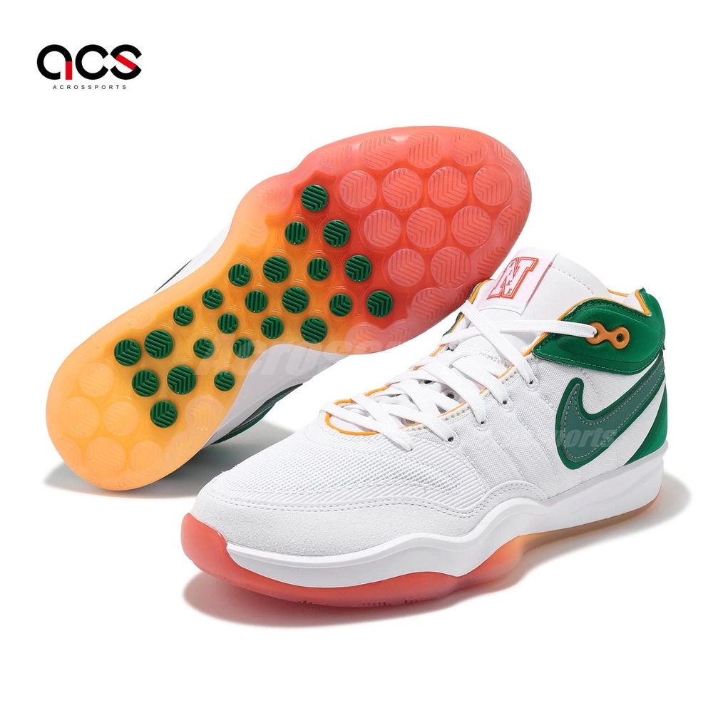 Nike 籃球鞋Air Zoom GT Hustle 2 EP 男鞋白綠Swoosh Squad DJ9404-103