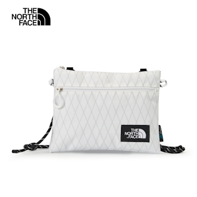 【The North Face 官方旗艦】北面男女款白色休閒單肩包｜8DJQFN4 斜背包