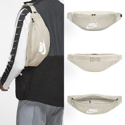 NIKE 灰白 腰包 側背包 穿搭 配件 復古 休閒 輕巧 CK0981-030