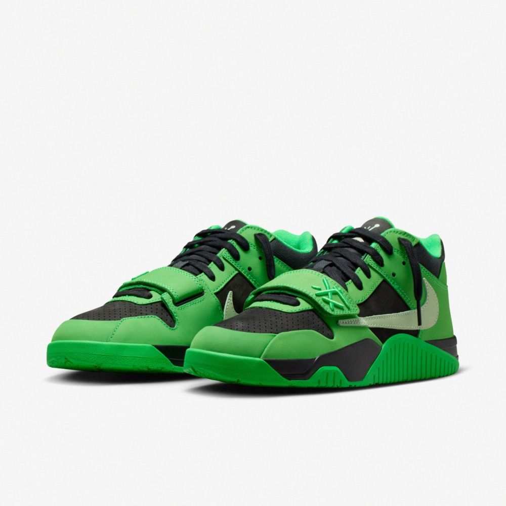 Nike 休閒鞋CJ1 T-Rexx 男鞋綠黑Travis Scott 聯名倒鉤IM9113-300