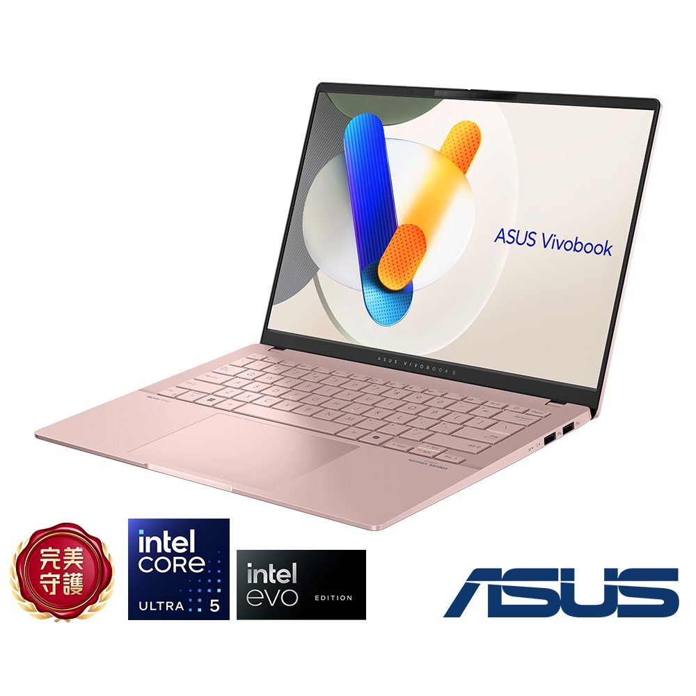 ASUS S5406MA 14吋筆電(Ultra 5 125H/16GB/512G/EVO/玫瑰金/Vivobook