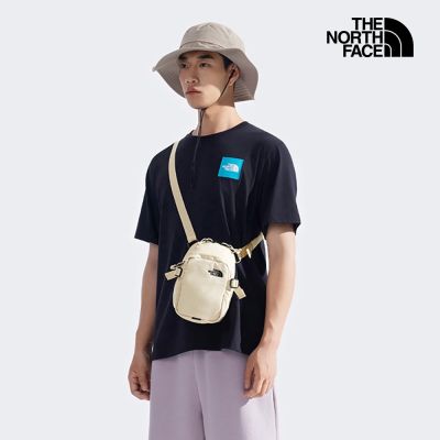 【The North Face 官方旗艦】 北面男女款米色休閒單肩包｜8C6F3X4 斜背包