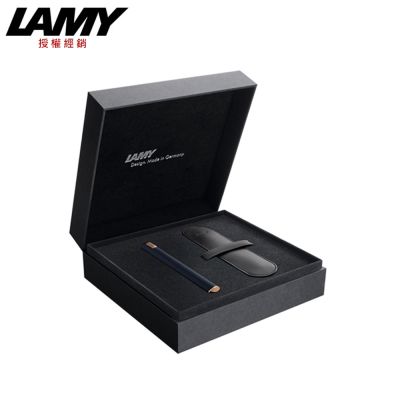 LAMY dialog cc 焦點系列 鋼筆筆套禮盒 靚亮白/皇家藍 81