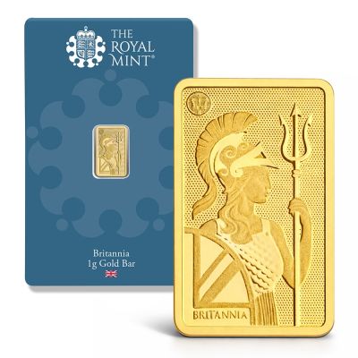 【童樂繪金飾】英國皇家鑄幣廠 不列顛女神金條1g 壹公克 國際LBMA認證