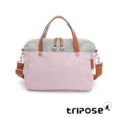tripose 漫遊系列巖紋玩色兩用手提背包 手毬紫