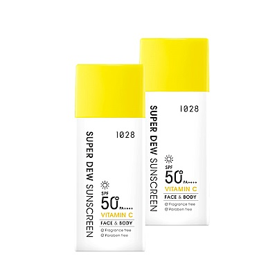 1028 超能曬維他命C水感防曬乳SPF50+ PA++++2入