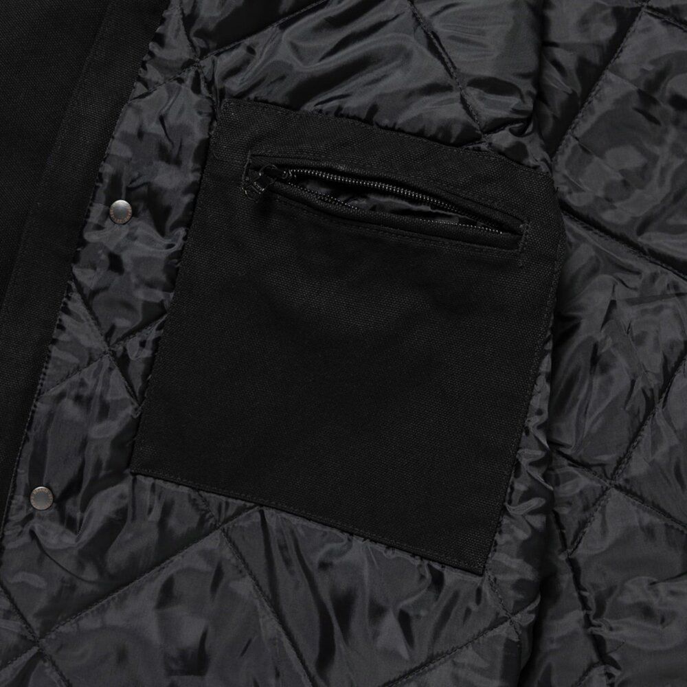 Wtaps 2025AW MICH / JACKET / COTTON CNVS 黑/炭灰252WVDT-JKM01