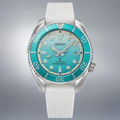 SEIKO 精工 Prospex 亞洲限量款 馬爾地夫沙洲 200米潛水機械錶 開學購物季 送禮首選-45mm(SPB539J1/6R35-03M0G) SK045
