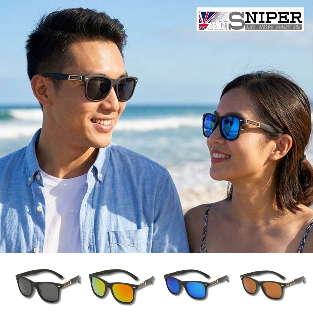 [英國ansniper]SP-801 抗UV航鈦合金偏光太陽鏡組合