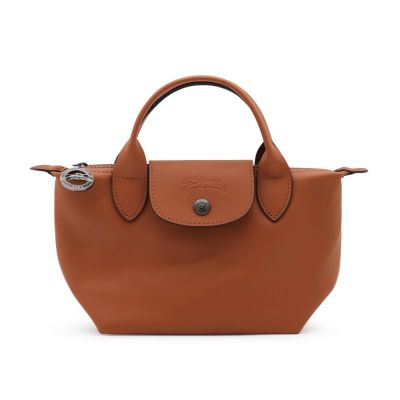 LONGCHAMP Le Pliage Xtra XS 牛皮 手提包 肩背包 斜背包 水餃包 腰果色 L1500987M19