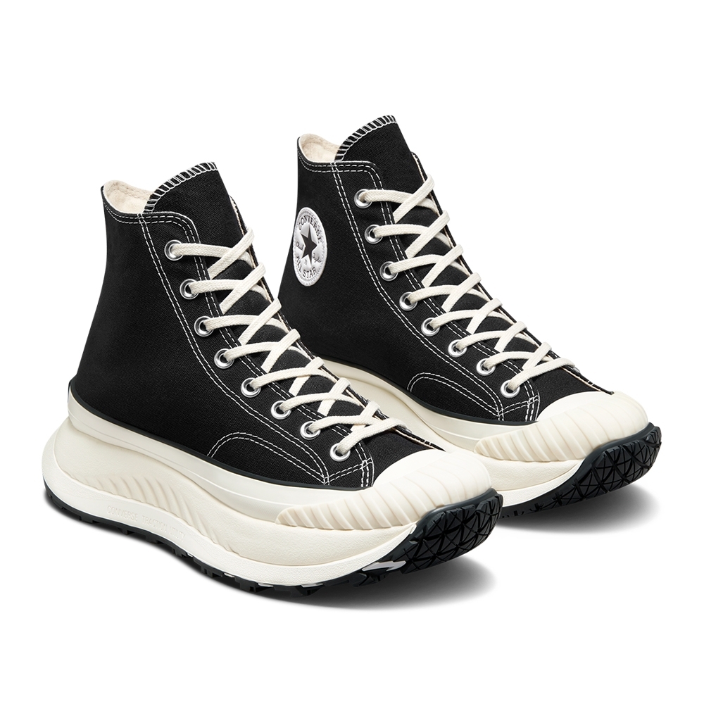 【CONVERSE】CONVERSE CHUCK 70 AT-CX 1970 HI 高筒 休閒鞋 厚底鞋 男鞋 女鞋 白色 黑色 單一價 (B款_黑A03277C)