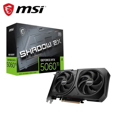 微星 RTX5060Ti 8G SHADOW 2X OC PLUS 顯示卡+微星 機械龍滑鼠墊 黑