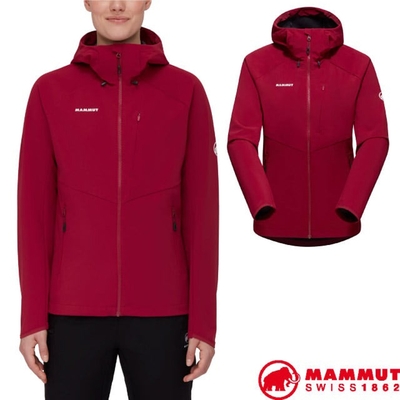 MAMMUT 長毛象 女 Ultimate Comfort 經典軟殼連帽外套.夾克 1011-01960-3715 緋紅