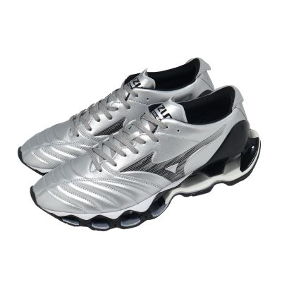 Mizuno 美津濃 休閒鞋 Wave Prophecy Morelia Neo 男女鞋 銀 黑 D1GA2551-03