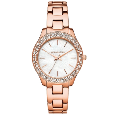 Michael Kors Liliane 時尚晶鑽女錶 送禮推薦-36mm MK4557