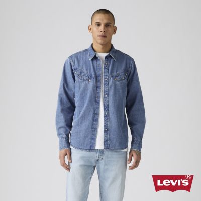 Levi s 男款 襯衫 牛仔襯衫 襯衫外套 胸口設計 男生上衣 熱賣單品