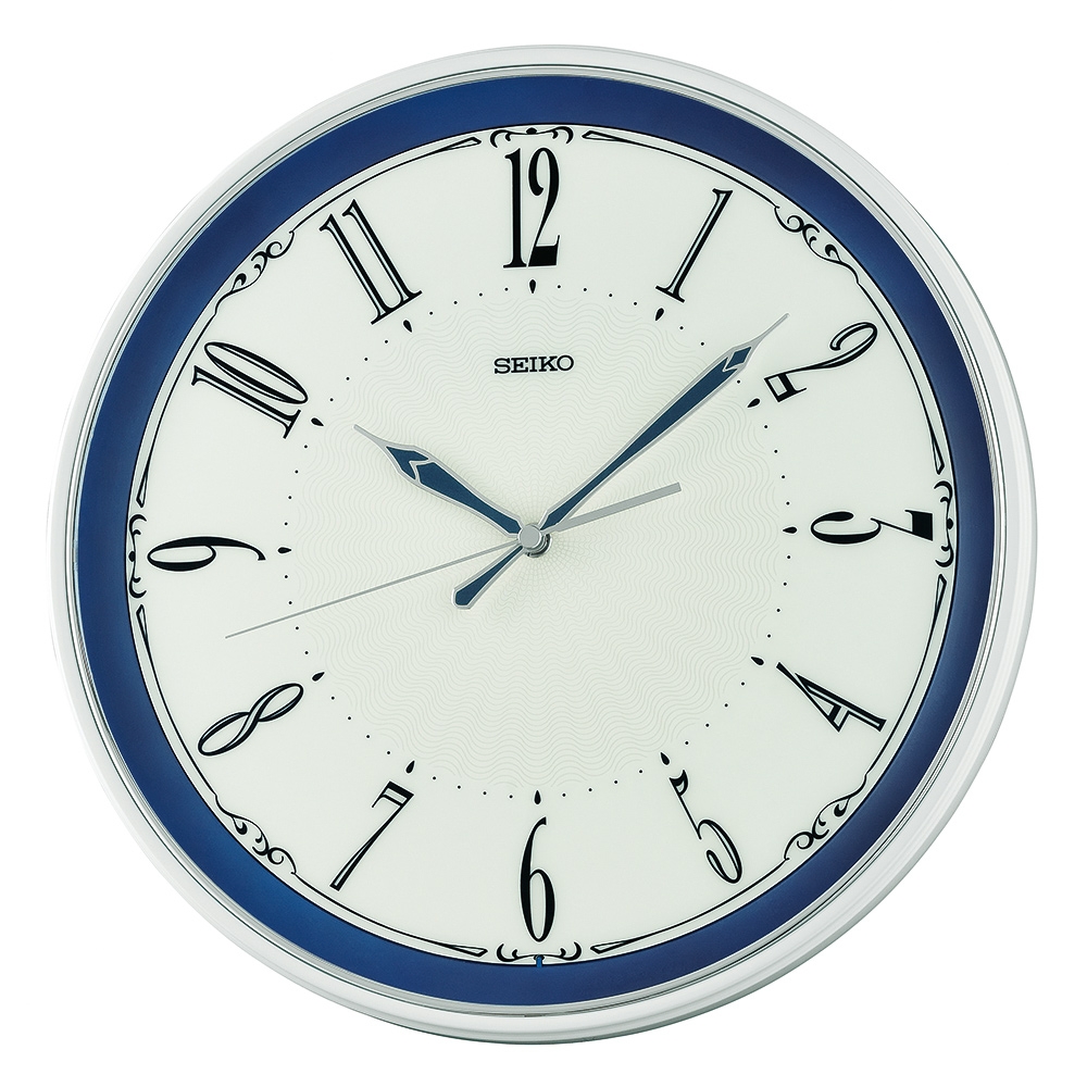 SEIKO 精工歐式風格滑動式秒針靜音掛鐘時鐘QXA834W_SK045 | SEIKO
