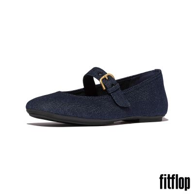 【FitFlop】DELICATO 牛仔布瑪麗珍鞋-女(深丹寧色)