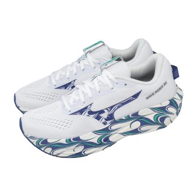 Mizuno 美津濃 慢跑鞋 Wave Rider 30 男女鞋 白 30週年紀念 緩震 運動鞋 J1GU2623-82