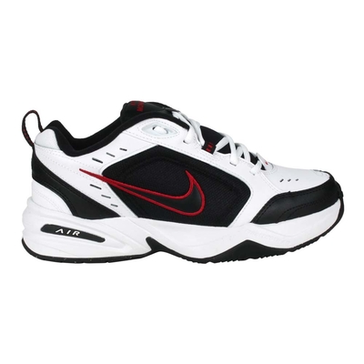 NIKE AIR MONARCH IV 男休閒運動鞋-老爹鞋 復古 經典 415445-101 白黑紅