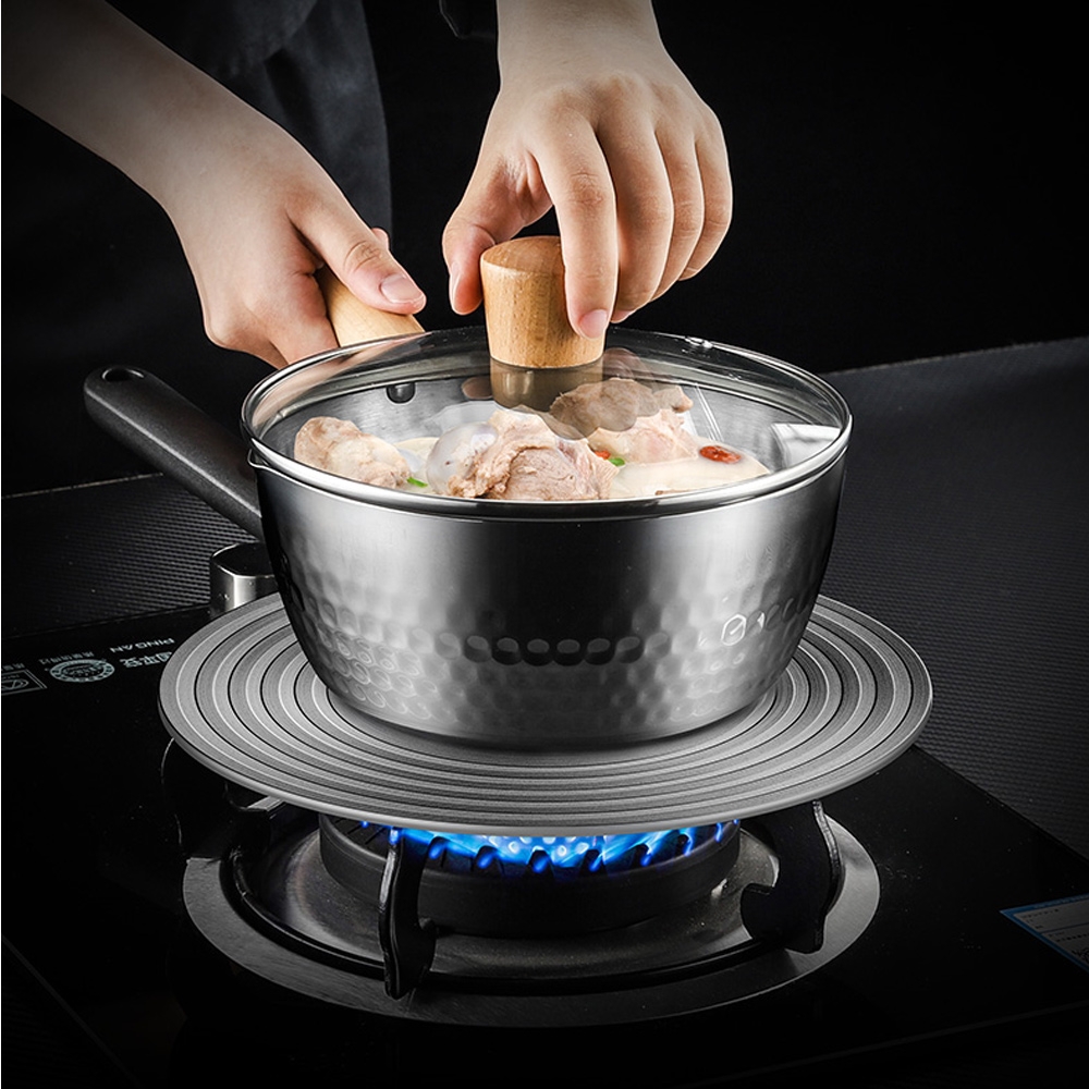 PUSH!廚房用品4MM加厚防燒黑瓦斯爐導熱板導熱盤解凍板帶手柄D273 | 餐墊/隔熱墊 | Yahoo購物中心