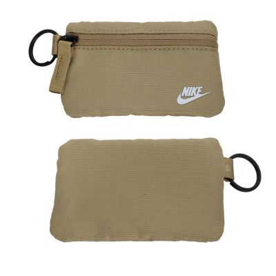 NIKE CLUB 零錢收納包-手拿包 零錢包 可卸式手腕帶 N1013421207OS 卡其白