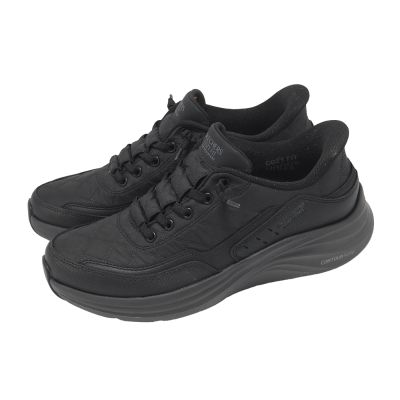 Skechers 工作鞋 Contour Foam SR Slip Ins 女鞋 黑 緩衝 彈性鬆緊鞋帶 休閒鞋 108320BLK