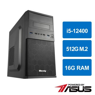 華碩H610平台[天碧戰神]i5-12400/16G/512G M2