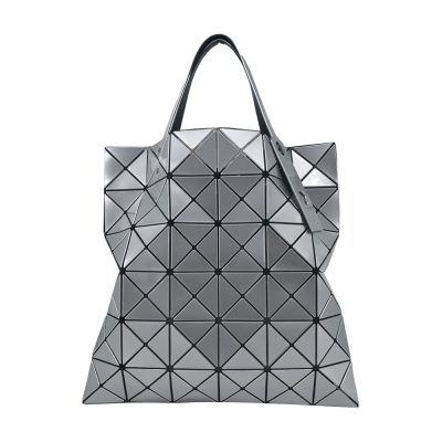 ISSEY MIYAKE 三宅一生BAOBAO  LUCENT6x6亮面手提包-銀